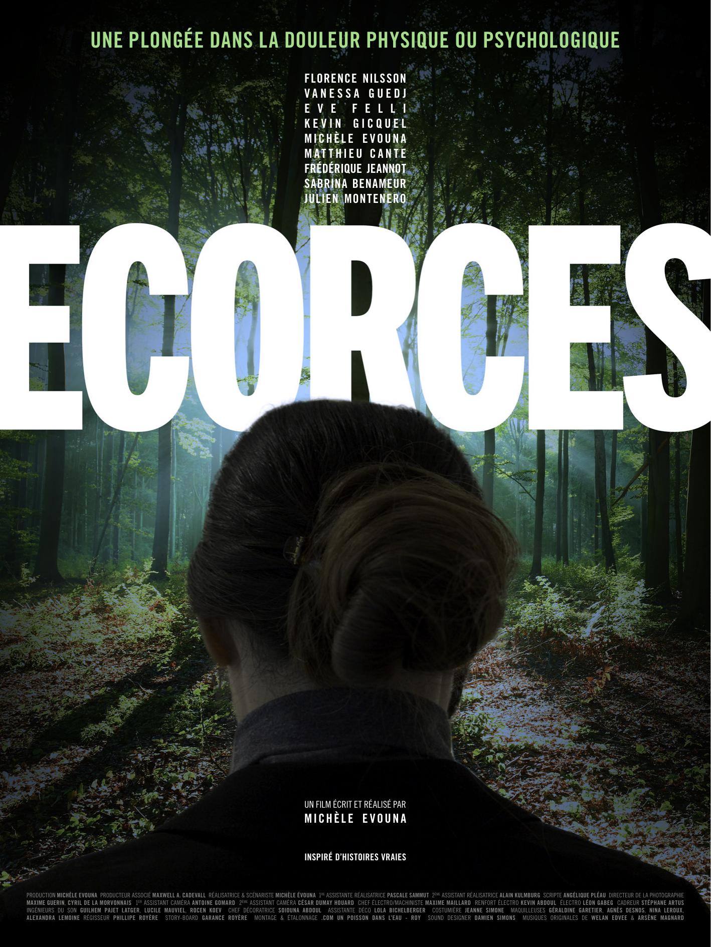 Affiche du court-métrage Écorces réalisé par Michèle Evouna